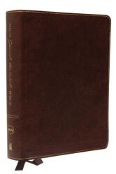 NKJV, Journal the Word Bible, Bonded Leather, Brown, Red Letter, Comfort Print (ISBN: 9780785218494)