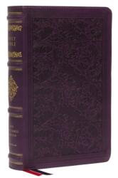 NKJV, Personal Size Reference Bible, Sovereign Collection, Leathersoft, Purple, Red Letter, Thumb Indexed, Comfort Print (ISBN: 9780785265269)