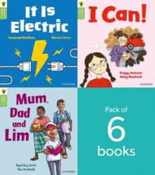 Oxford Reading Tree Green Sparks: level 1 LEVEL 1 PACK of 6 (ISBN: 9781382056885)