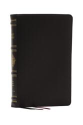 KJV, Personal Size Reference Bible, Sovereign Collection, Black Premium Goatskin Leather, Premier Collection, Comfort Print (ISBN: 9781400350865)