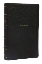 NKJV, End-of-Verse Reference Bible, Personal Size Large Print, Leathersoft, Black, Thumb Indexed, Red Letter, Comfort Print (ISBN: 9780785233671)