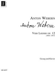 VIER LIEDER OP. 12 GESANG UND KLAVIER ANTIKVÁR (ISBN: 9786540198841)