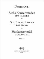 SECHS KONZERTETÜDEN FÜR KLAVIER OP. 28 (ISBN: 9786310199115)