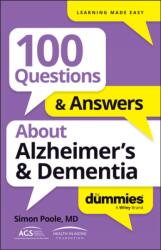100 Questions & Answers About Alzheimer's & Dementia For Dummies (ISBN: 9781394368617)