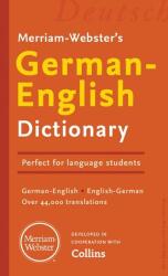 Merriam-Webster's German-English Dictionary - Merriam-Webster (ISBN: 9780877792574)