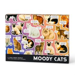 Moody Cats 1000 Piece Puzzle (ISBN: 9780735387010)