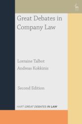 Great Debates in Company Law (ISBN: 9781350440265)