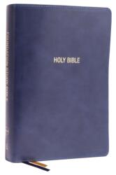 NKJV, Foundation Study Bible, Large Print, Leathersoft, Blue, Red Letter, Comfort Print (ISBN: 9780785261179)