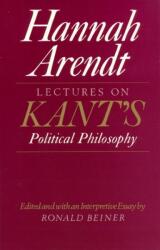 Lectures on Kant's Political Philosophy (ISBN: 9780226025957)