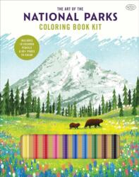 Art of the National Parks Coloring Book Kit (ISBN: 9798887621814)