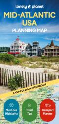 Lonely Planet Mid-Atlantic USA Planning Map (ISBN: 9781788685979)