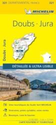 Doubs, Jura - Michelin Local Map 321 (ISBN: 9782067202238)