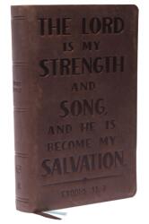 KJV Holy Bible: Personal Size with Cross References, Brown Genuine Leather, Red Letter, Comfort Print (ISBN: 9780785292944)