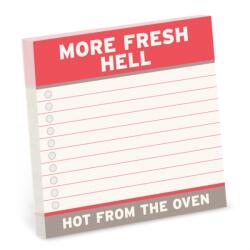 Knock Knock More Fresh Hell Large Sticky Notes (ISBN: 9781683495550)