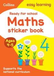 Ready for school: maths Sticker Book Ages 4-5 (ISBN: 9780008775339)