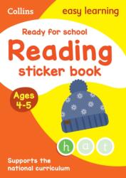 Ready for school: reading Sticker Book Ages 4-5 - Collins Easy Learning (ISBN: 9780008775322)