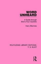 Word Unheard (ISBN: 9781138998445)