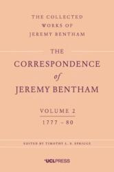 The Correspondence of Jeremy Bentham, Volume 2 (ISBN: 9781911576297)