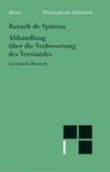 Abhandlung über die Verbesserung des Verstandes (ISBN: 9783787316434)