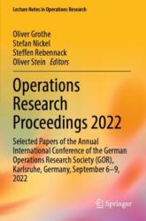 Operations Research Proceedings 2022 (ISBN: 9783031249617)