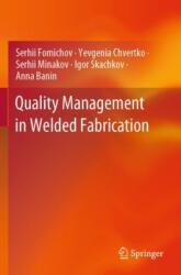Quality Management in Welded Fabrication (ISBN: 9783031348020)