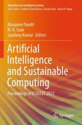 Artificial Intelligence and Sustainable Computing (ISBN: 9789819914333)