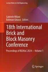 18th International Brick and Block Masonry Conference (ISBN: 9783031733130)