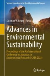 Advances in Environmental Sustainability (ISBN: 9783031594960)