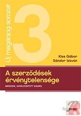 A szerződések érvénytelensége (ISBN: 9789632582320)