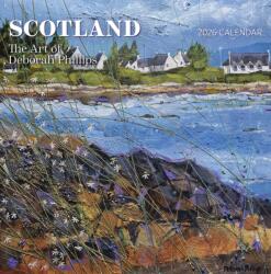 Scotland: The Art of Deborah Phillips 2026 Wall Calendar (ISBN: 9781087511726)