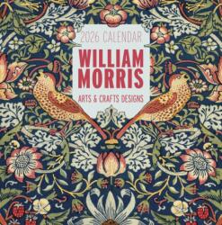 William Morris: Arts & Crafts Designs 2026 Wall Calendar (ISBN: 9781087511139)