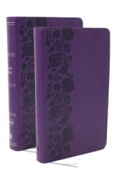NKJV Bible Journal Set: Personal Size, Large Print Bible with Cross-References, Purple Leathersoft (ISBN: 9781400350476)