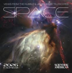 Space: Views from the Hubble and James Webb Telescopes 2026 Wall Calendar (ISBN: 9781087511627)