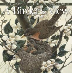Birder's View: Paintings by John A. Ruthven 2026 Wall Calendar (ISBN: 9781087511801)