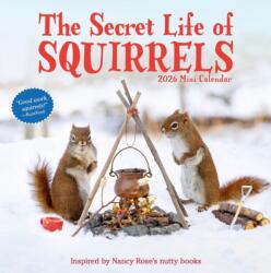 Secret Life of Squirrels Mini Wall Calendar 2026 (ISBN: 9781523531301)