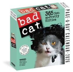 Bad Cat Page-A-Day(R) Calendar 2026 (ISBN: 9781523530601)