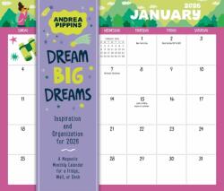 Dream Big Dreams Magnetic Wall Calendar 2026 (ISBN: 9781523529902)
