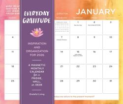 Everyday Gratitude Magnetic Wall Calendar 2026 (ISBN: 9781523532926)