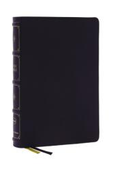 NKJV, Large Print Thinline Reference Bible, Blue Letter, Maclaren Series, Leathersoft, Black, Thumb Indexed, Comfort Print (ISBN: 9780785297765)