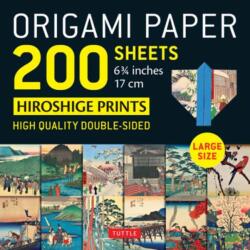 Origami Paper 200 sheets Japanese Hiroshige Prints 6.75 inch (ISBN: 9780804853583)