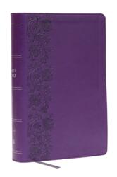 KJV Giant Print End-of-Verse Reference Bible, Purple Leathersoft, Red Letter, Comfort Print (ISBN: 9781400349470)