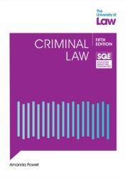 SQE Criminal Law 5e (ISBN: 9781805022640)