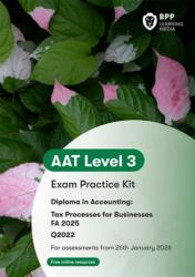 AAT Tax Processes for Businesses (ISBN: 9781035530427)