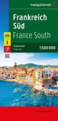 France South, Road Map 1: 500.000 (ISBN: 9783707923940)