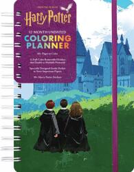 Harry Potter 12-Month Undated Coloring Planner (ISBN: 9781667210605)