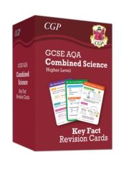 GCSE Combined Science AQA Higher Key Fact Revision Cards - Summary cards for quick revision (ISBN: 9781837742394)