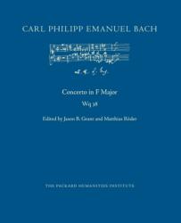 Concerto in F Major, Wq 38 (ISBN: 9798518454132)