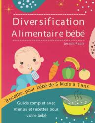 Diversification Alimentaire De Bebe (ISBN: 9798500733474)