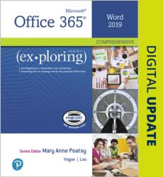 Exploring Microsoft Office Word 2019 Comprehensive (ISBN: 9780135436400)