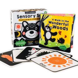 A High-Contrast Black-and-White Sensory Book Set: Part of the A Wonderful Wood Collection for Newborns and Babies 0-2 years (ISBN: 9781068694905)